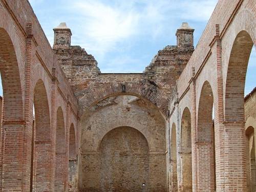 Paseo por Mexico Ruinas de la Iglesia de San Sebastián en Chiapa de Corzo
