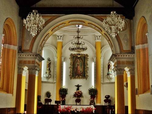 Paseo por Mexico Interior del Templo de Guadalupe de Comitán de Domínguez