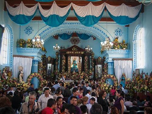 Paseo por Mexico Interior del Templo de la Virgen del Rosario de Comitán de Domínguez