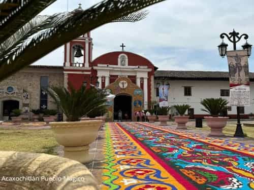 Paseo por Mexico Templo de Santa María Asunción en Acaxochitlán