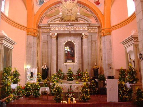 Paseo por Mexico Interior de la Iglesia de San Ignacio de Loyola en Axochiapan