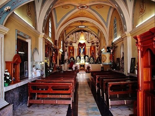 Paseo por Mexico Interior Iglesia Santa Maria Nenetzintla en Acajete 