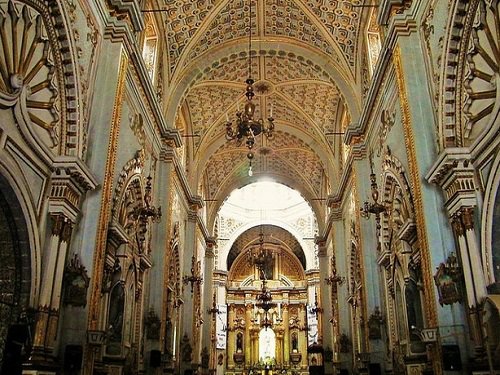 Paseo por Mexico Interior de la parroquia de Jesús de las Tres Caídas Chalchicomula de Sesma
