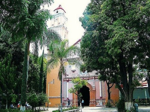 Paseo por Mexico Iglesia Parroquial de San Juan Bautista en Coxcatlán