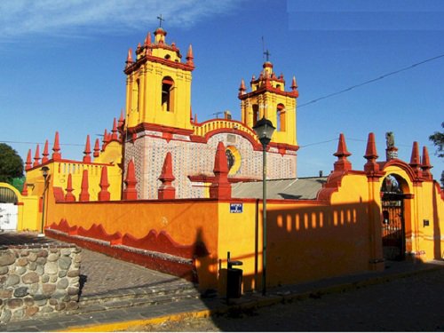 Paseo por Mexico Parroquia Santa Barbará en Puebla