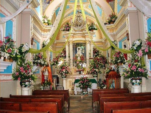 Paseo por Mexico Interior de Iglesia de Santiago Cuayantla en San Andrés Cholula