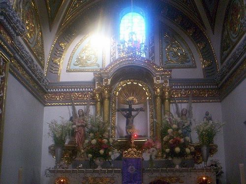 Paseo por Mexico Interior de Parroquia de San Juan Bautista en San Juan Atenco