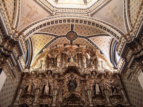 Paseo por México | Interior de Parroquia de San Martín Obispo de Tours en  San Martín Texmelucan
