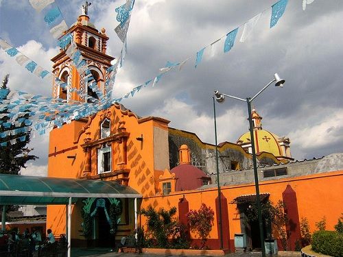 Paseo por Mexico Iglesia de Santiago Apóstol en San Nicolás de los Ranchos