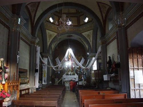 Paseo por Mexico Interior de Iglesia parroquial Tecomatlán