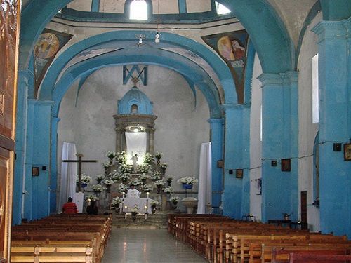 Paseo por Mexico Interior de Templo en advocación de la Virgen de la Natividad en Zapotitlán de Méndez