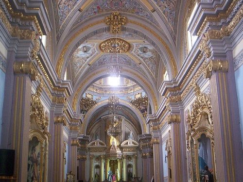 Paseo por México | Interior de la Parroquia de Nuestra Señora de Santa Ana  Chiautempan