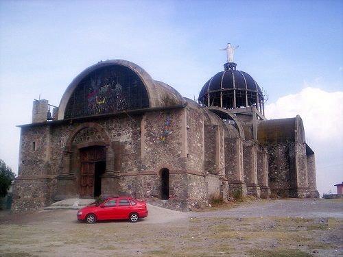 Paseo por Mexico Templo de la compañía en El Carmen Tequexquitla
