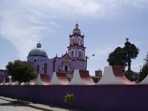 Paseo por Mexico Templo de San Tadeo en Panotla