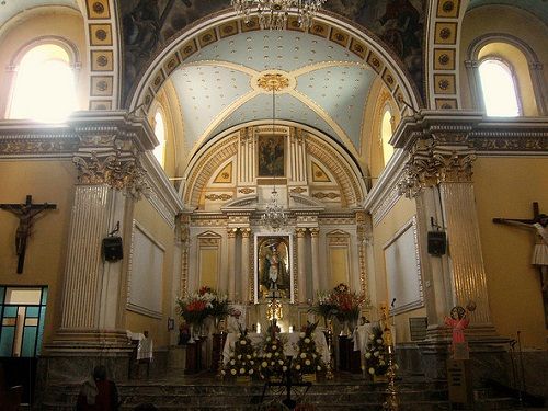 Paseo por Mexico Interior de la Parroquia de San Miguel Arcángel en Tenancingo