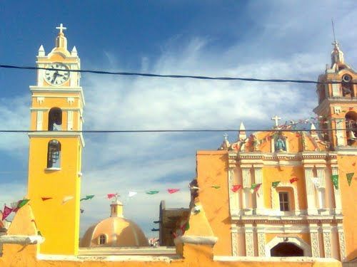 Paseo por Mexico Iglesia de Acxotla Del Monte en Teolocholco