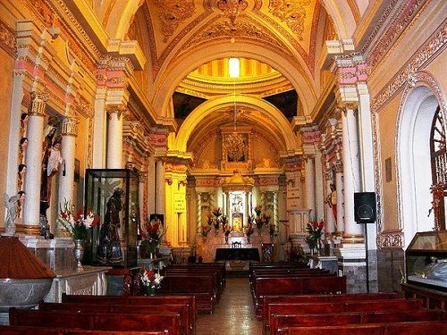 Paseo por Mexico Interior de la Parroquia San Mateo Apóstol en Tepetitla de Lardizábal