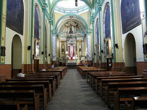 Paseo por Mexico Interior de la Parroquia de San José en Tlaxcala
